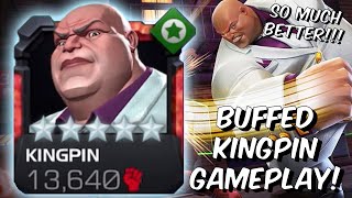 Buffed Kingpin 5 Star Gameplay  A MONSTER IS BORN SO MUCH BETTER  Marvel Contest of Champions [upl. by Sigvard230]