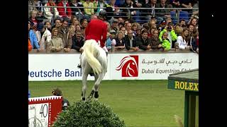 Cavalor Cumano Jumping Third Two rounds under table A  2006 FEI World Equestrian Games [upl. by Idnir]