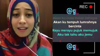 Resepi Berkasih Karoke ft Najwa Baragh [upl. by Esyli991]