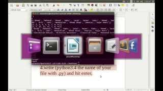 How to execute or run py file or python file in terminal Linux OS [upl. by Aratal]