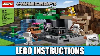 LEGO Instructions  Minecraft  21189  The Skeleton Dungeon [upl. by Zuzana50]