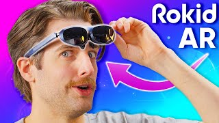 Now I just need Apple to make this  Rokid Max AR Glasses [upl. by Ecyla]