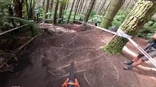 Crankworx Rotorua Downhill Race Run 2023 [upl. by Ellak612]