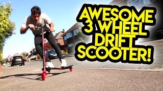 CRAZIEST 3WHEELED DRIFT SCOOTER SESSION EPIC [upl. by Alwitt]