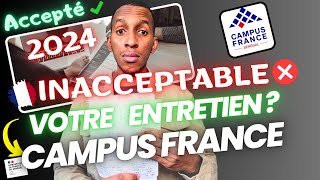 Voici les étudiants qui seront acceptés cette année grâce à lentretien Campus France [upl. by Ettenoitna539]