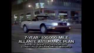 1987 Cadillac Allante Commercial [upl. by Nuri]