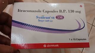 Syntran Sb 130mg Capsule  itraconazole 130mg Capsule  Syntran Sb 130mg Capsule Uses Review Hindi [upl. by Eiramana525]