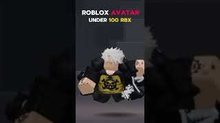 Roblox Avatar Under 100 RBX roblox avatar 100k robux robloxedit shorts [upl. by Asillem354]