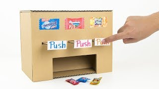 How to Make Multi Candy Vending Machine from Cardboard [upl. by Kaufmann]