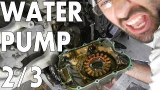 POMPA ACQUA HONDA SH  Part 23  PARA OLIO SU CARTER [upl. by Ecirtnahs]