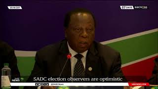 2024 Elections  SADC election observers are optimistic Enock Kavindele [upl. by Aven]