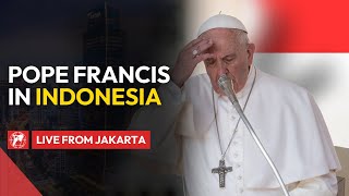 LIVE  Pope Francis in Indonesia  Interreligious Meeting  September 5 2024 [upl. by Greggory]