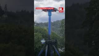 Emergency Crews Rescue 30 People from UpsideDown Ride at Historic Oregon Amusement Park [upl. by Earised414]