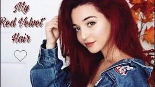 Perfect Red Velvet Hair Dye Tutorial [upl. by Aitak]