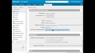 Tutorial  Zimbra  Preferencias  Primera parte [upl. by Animsay]