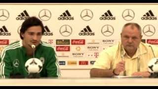 EM 2012  Interview Mats Hummels nach dem Sieg gegen Portugal [upl. by Tnomel847]