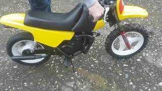 REVIEW  What does a YAMAHA PW 50cc sound and look like [upl. by Robby]