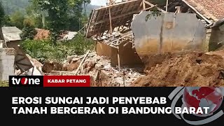 Penyebab Bencana Tanah Bergerak di Bandung Barat Akibat Erosi Sungai  Kabar Petang tvOne [upl. by Aynatal]