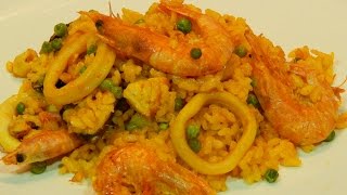 Cómo hacer arroz de marisco al horno en menos de 30 minutos [upl. by Airetahs872]