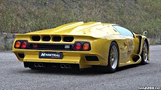 UltraRARE Lamborghini Diablo GT1 Stradale  Start Up Revs amp Overview [upl. by Ayala]