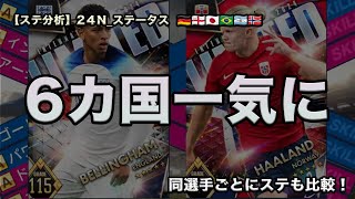 【選手考察145】やっと見れました！ナショナルガチャ６カ国一気に見て行きます！！24N全員解説！ステータス！｜ウイコレ｜ドイツ｜イングランド｜日本｜ブラジル｜アルゼンチン｜ノルウェー [upl. by Lacy226]