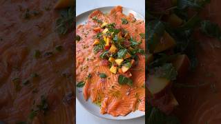 Salmon Carpaccio ✨😮‍💨 [upl. by Eilasor]