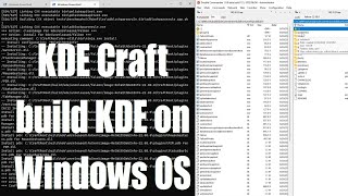 KDE Craft build KDE on Windows tutorial  August 2022  74ce9072 [upl. by Fricke]