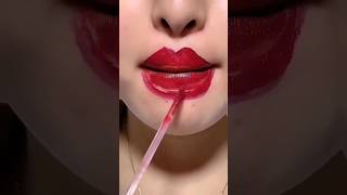 how to overline lips KAILY😍😍 overline plumplips poutylips fullerlips youtubeshorts shortsfeed [upl. by Eikcin]