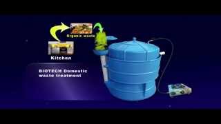 Operation of a portable biogas plant [upl. by Eniladam]