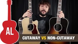 Cutaway vs NonCutaway Does it affect the sound [upl. by Moffitt963]