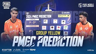 Group Yellow Prediction  2024 PUBG MOBILE GLOBAL CHAMPIONSHIP [upl. by Reahard702]