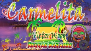 Carmelita  Victor Wood  DJ John Paul REGGAE Cha Cha Karaoke version [upl. by Mcclimans]