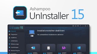 Ashampoo UnInstaller 15  Programme restlos deinstallieren  Programmvorstellung [upl. by Konikow401]