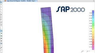 SAP2000  20 Nonlinear Shear Walls Watch amp Learn [upl. by Kreager841]