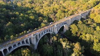 Paulinskill Viaduct Drone Footage  DJI Mini 3 [upl. by Maury124]