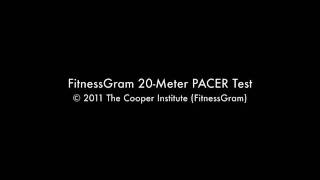 FitnessGram 20Meter PACER Test OFFICIAL AUDIO Part 1 [upl. by Llevert]