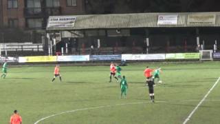 GOALS  Stafford Rangers 0  2 Wolves Casuals  Staffs Senior Cup QF 14217 [upl. by Nohsid]