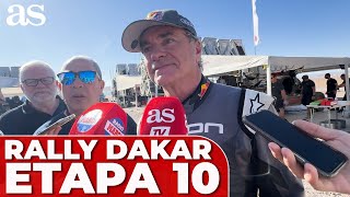 RALLY DAKAR  ETAPA 10  Carlos Sainz “En estos casos no sabes qué hacer” [upl. by Oleusnoc]