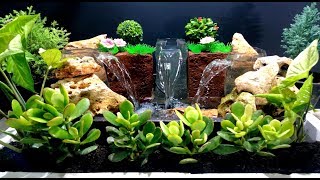 How to Make Triple Waterfall Fountain used plastic Bottles  DIY [upl. by Frankie730]