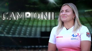 Campionii cu Cristina Popescu  una dintre cele mai bune jucătoare de rugby 10072024 [upl. by Bekelja733]