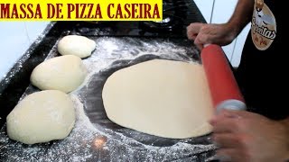 MASSA DE PIZZA CASEIRA I MASSA PROFISSIONAL FEITA EM CASA [upl. by Steinberg]