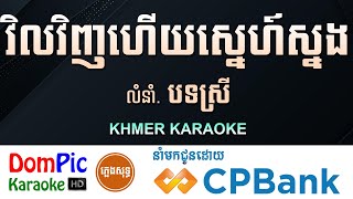 វិលវិញហើយស្នេហ៍ស្នង បទស្រី ភ្លេងសុទ្ធ Vil Vinh Hery Sne Snong DomPic [upl. by Biddy832]