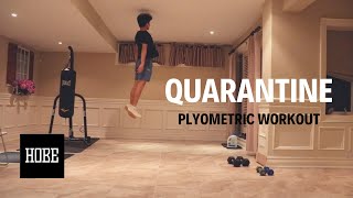 Keep Your VERTICAL JUMP  Quarantine Plyometric Workout [upl. by Nollie41]