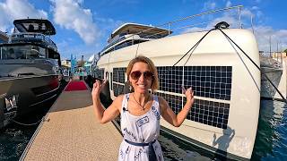 What are They Hiding Sunreef 80 Power ECO Solar Catamaran Yacht Tour [upl. by Dumm]