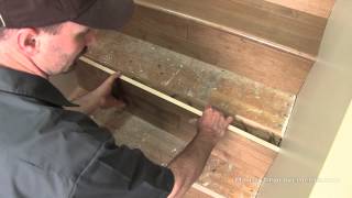 How To Install Hardwood on Stairs [upl. by Britni]