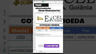 Cotação de Dólar no Excel [upl. by Einafpets452]