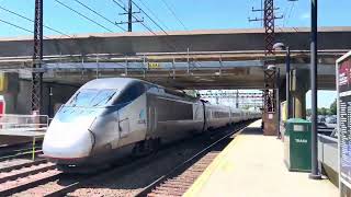 Amtrak Acela Train Horn Salute [upl. by Aicemed833]