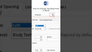 How to Change Tab Alignment in Word [upl. by Snowber]