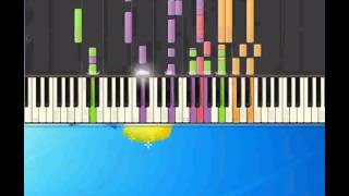 Addormentarmi cosi Celentano Adriano Piano tutorial by Synthesia [upl. by Eniledgam]