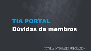 TIA PORTAL  Dúvidas de Membros  HMI Edição de Imagem [upl. by Annehcu]